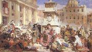 John Frederick Lewis Easter Day at Rome (mk46) china oil painting reproduction